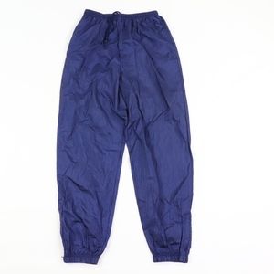 90s USA Olympics Mens Large Nylon Jogger Pant Blue